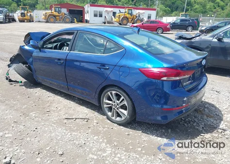 2018 Hyundai Elantra Limited z USA, uszkodzony, nr VIN 5NPD84LF4JH378229